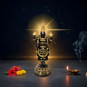 Marble Dust 7.5 Inch Tirupati Balaji Idol | Lord Venkateswara Home Temple Statue