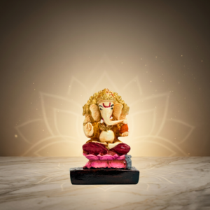 Multicolor Ganesh Idol 2.5 Inch Decorative Ganpati Murti