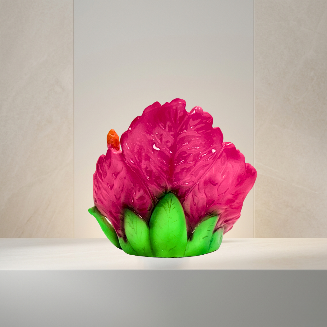 Pink Ganesh Idol 6 Inch Decorative Marble Dust Statue for Home Decor - Image 4