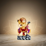 Multicolor Hanuman Marble Dust Idol for Home Decor 3.5 Inch