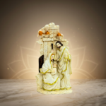 White Jesus Marble Dust Nativity Statue 8 Inch Religious Decor